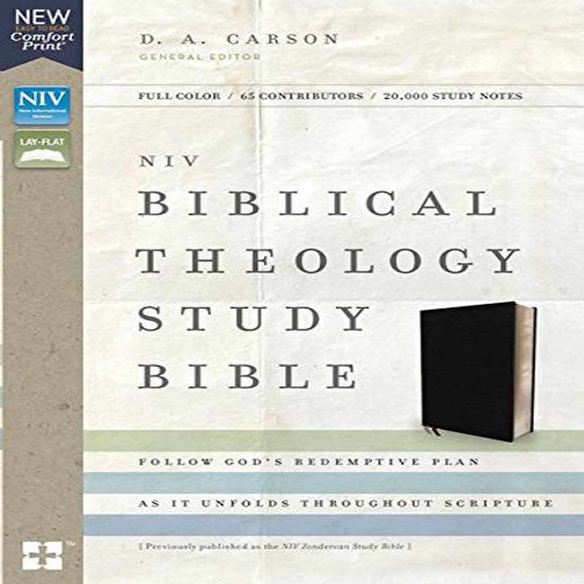 NIV, Biblical Theology Study Bible (Bonded Leather, Black, Comfort Print)
