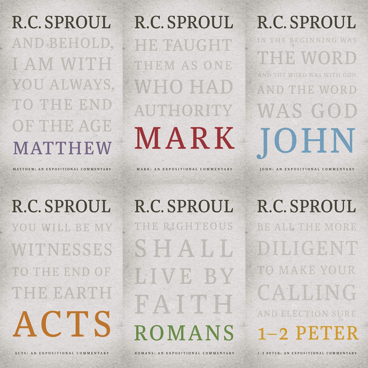 Sproul Expositional Commentaries (6-Volume Set)