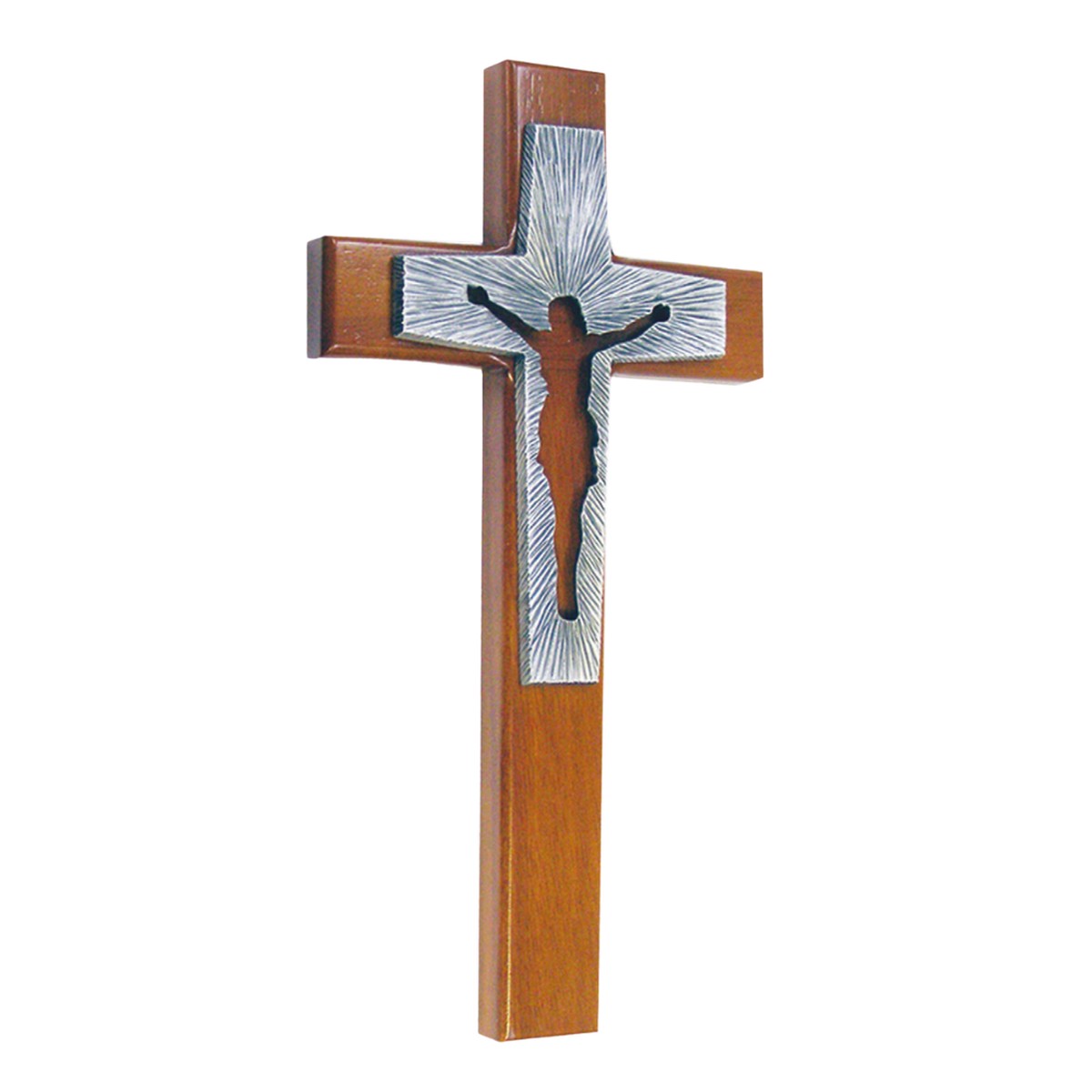 10" Christ Walnut Cross