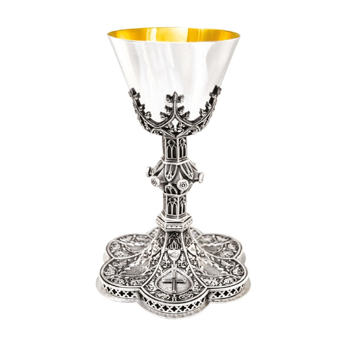 Ciborium, Silver, Gold Line