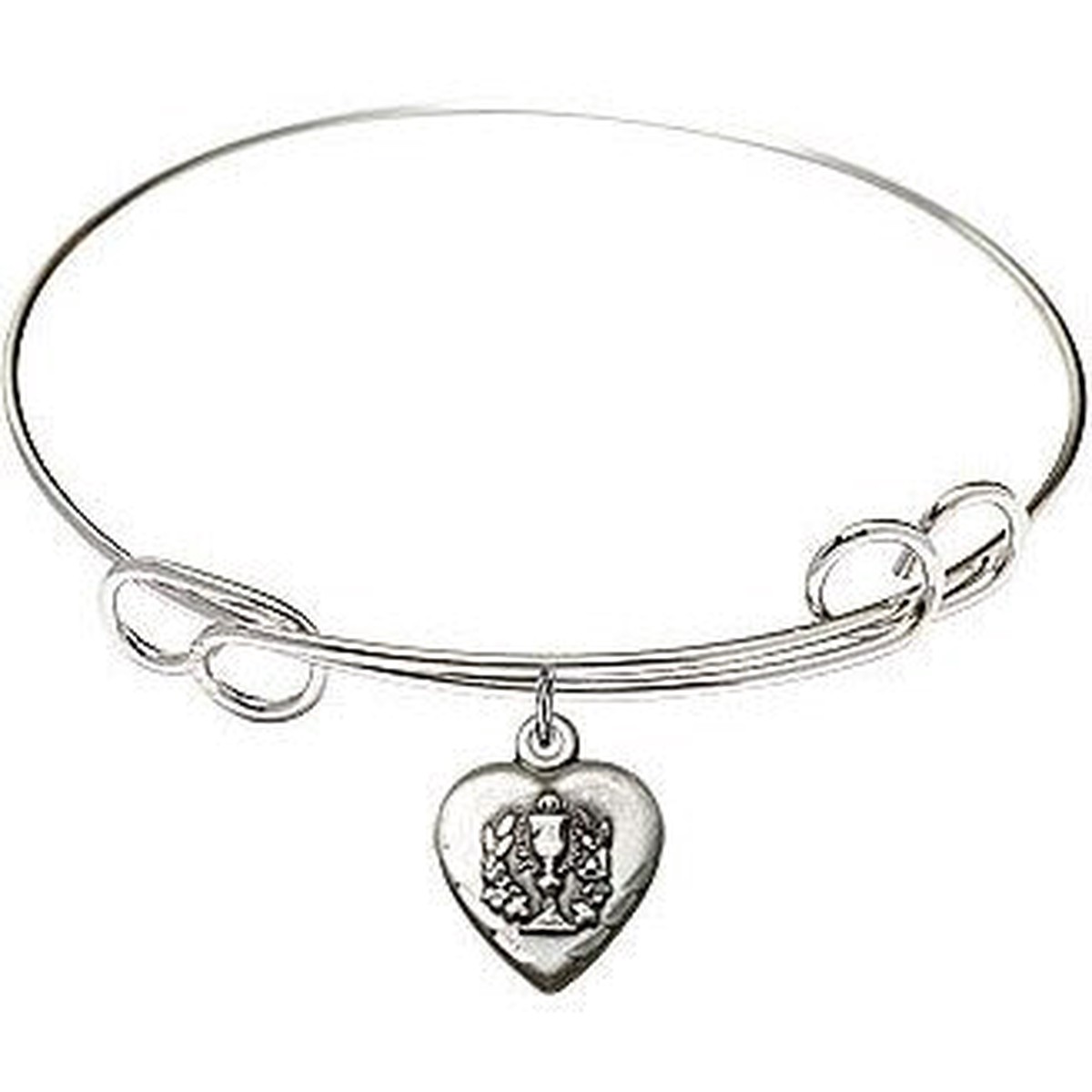 0892 - Heart / Communion Bangle Available in 8 Styles
