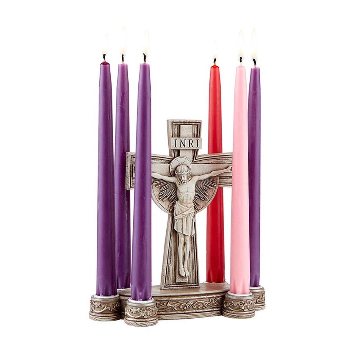 Crucifix Lenten Candleholder