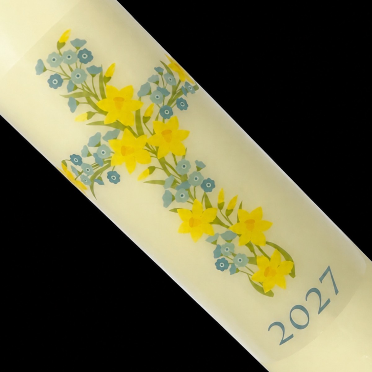 Daffodil Cross Paschal Candle