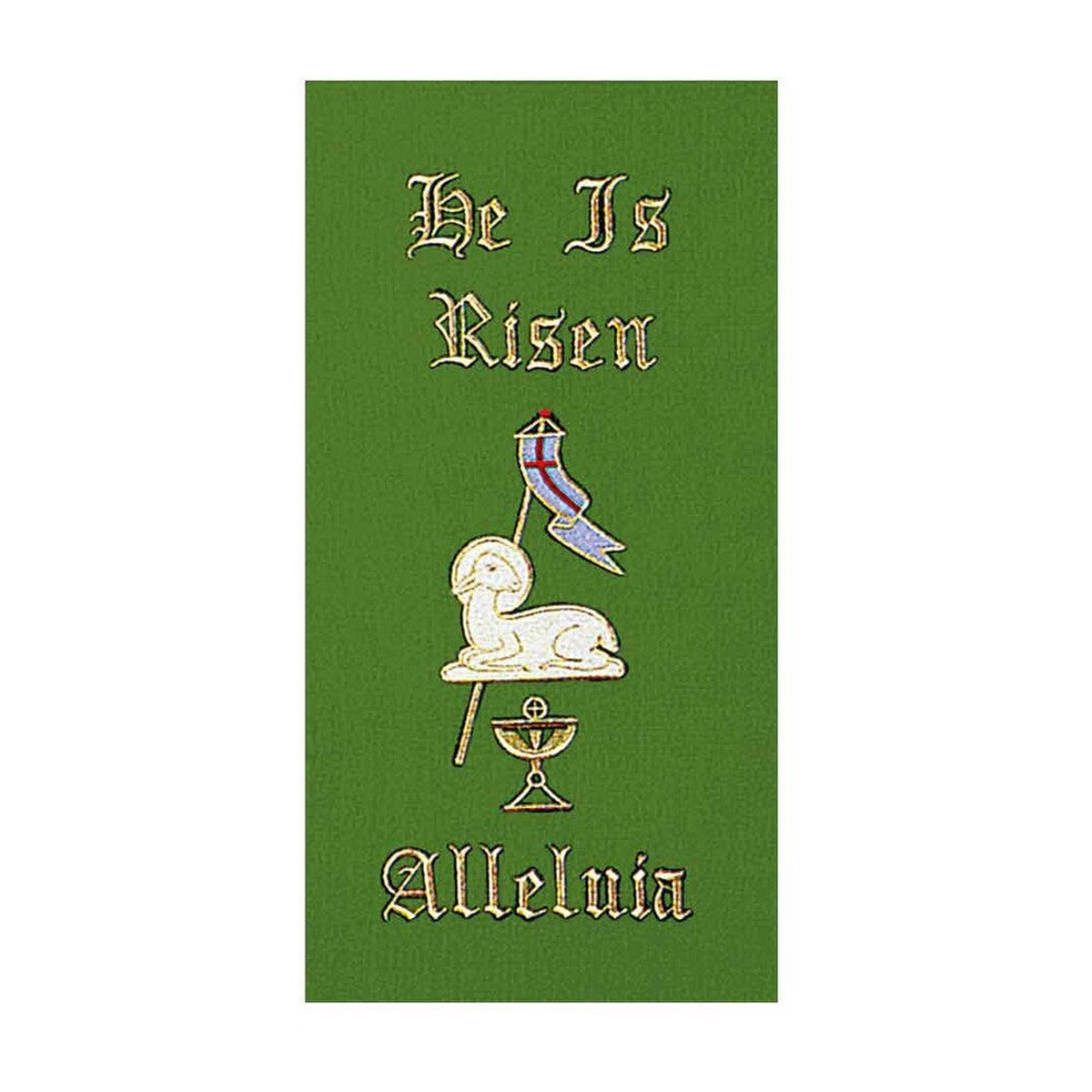 He is Risen Embroidered Banner - Lectern Hanging