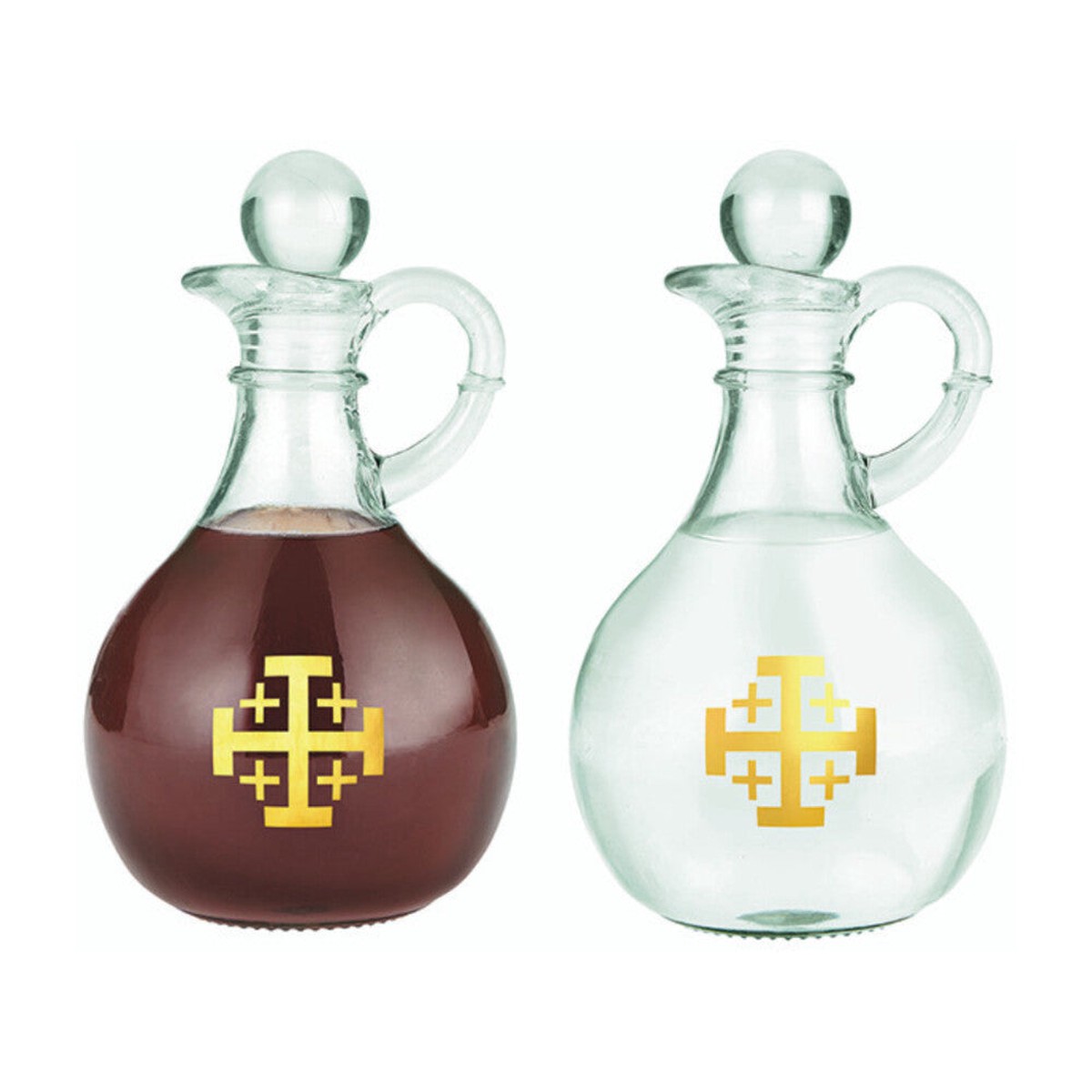 Jerusalem Cross Cruet Set