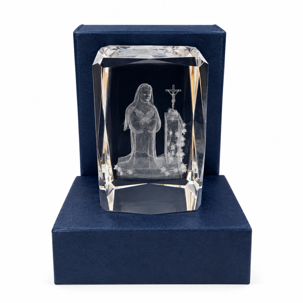 Laser Engraved Crystal First Holy Communion