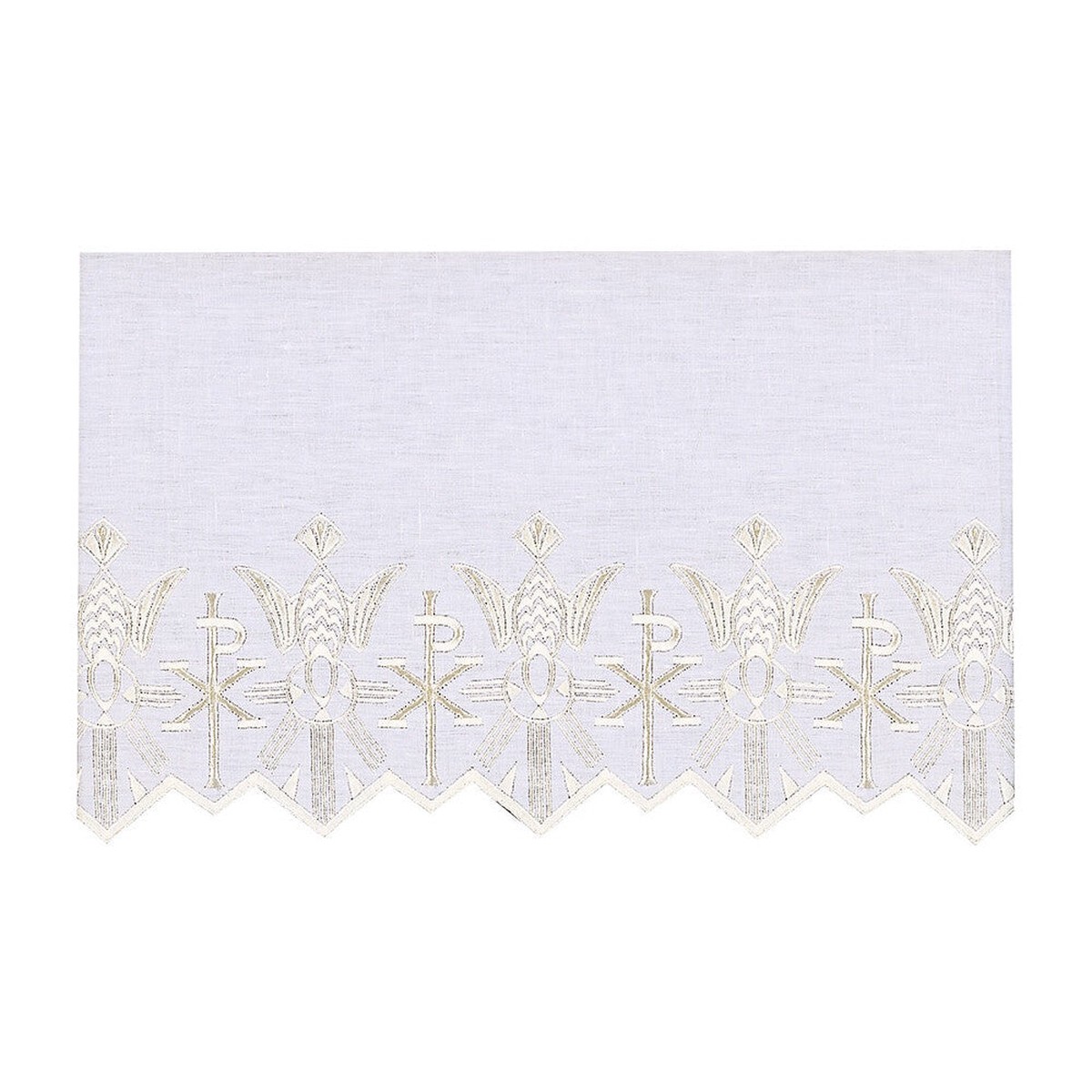 Linen Embroidered Altar Cloth - BV4007