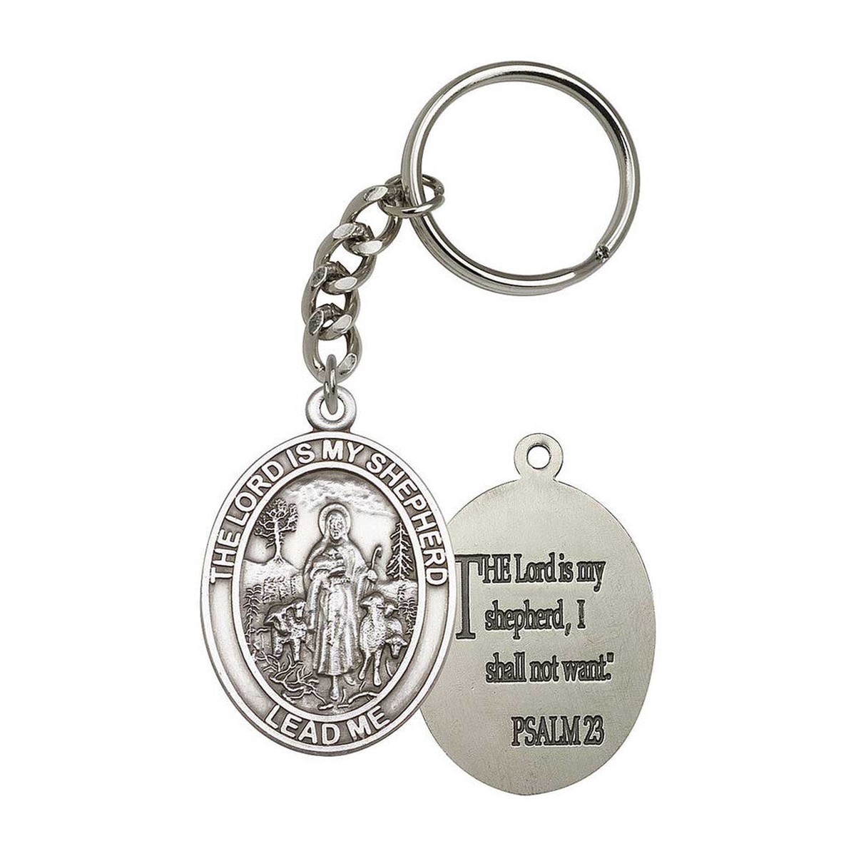 Lord Is My Shepherd Keychain