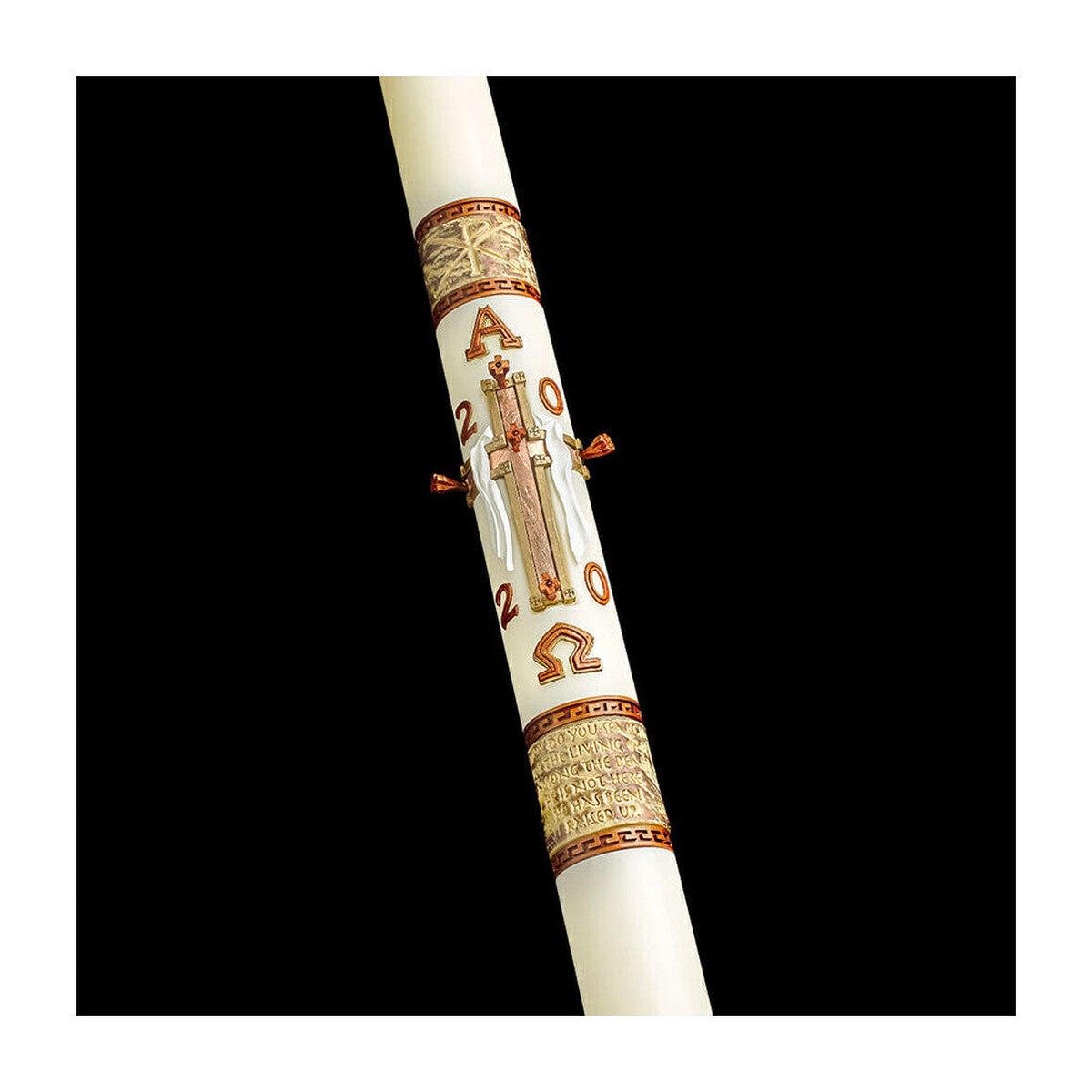 Luke 24 Paschal Candle