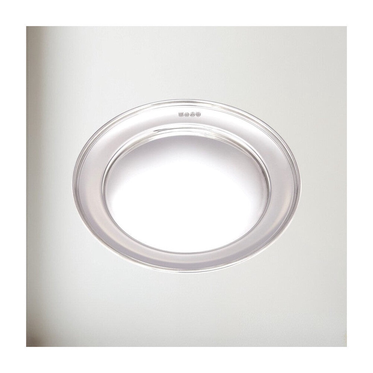 Medium Polished Finish Pewter Plate
