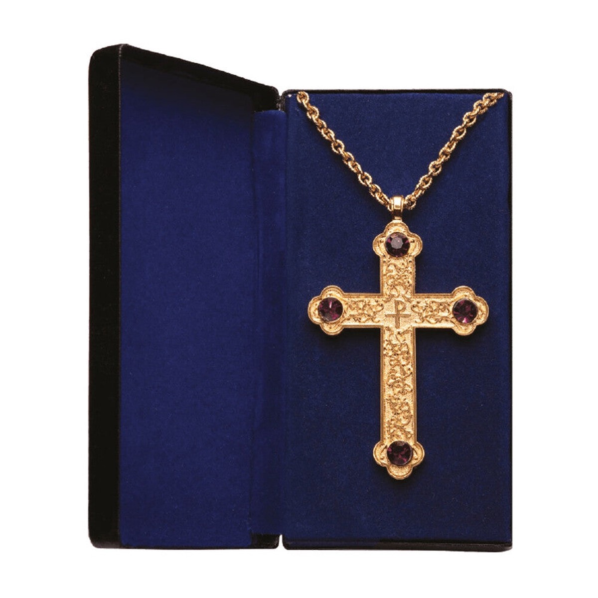 Pectoral Cross w/ Amethyst