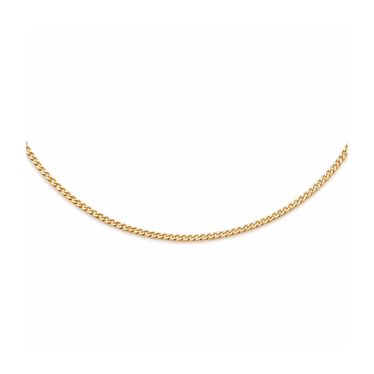 18" Gold Plated Brass Chain