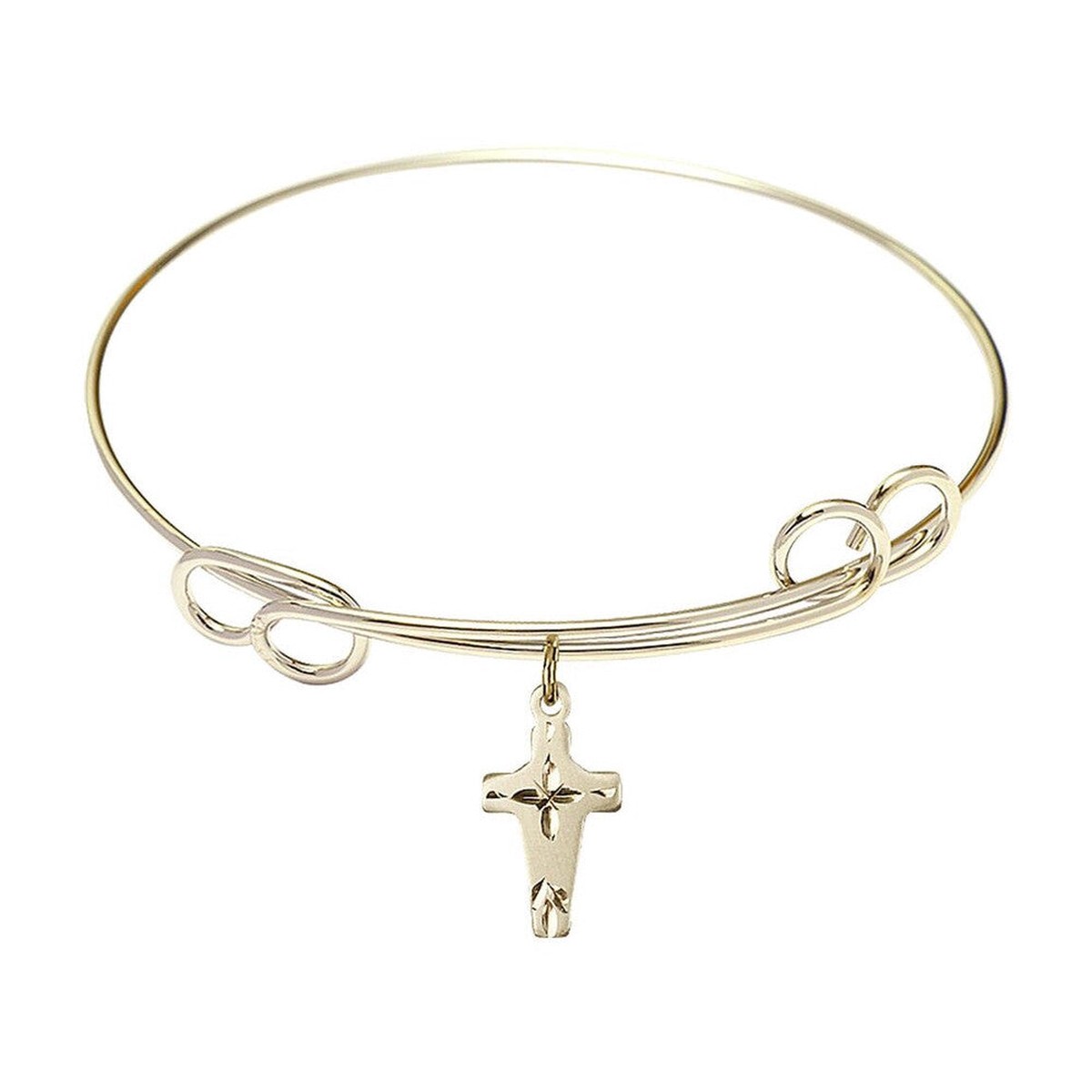 2527 - Cross Bangle Available in 8 Styles