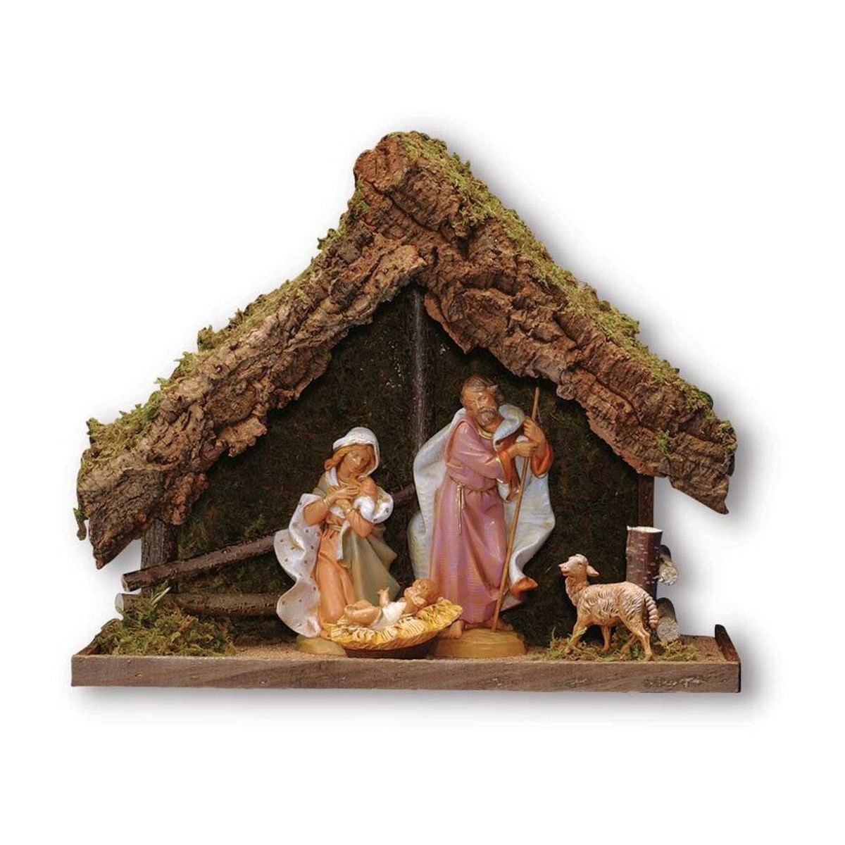 4 Piece Nativity Set & Stable, Style RN54820