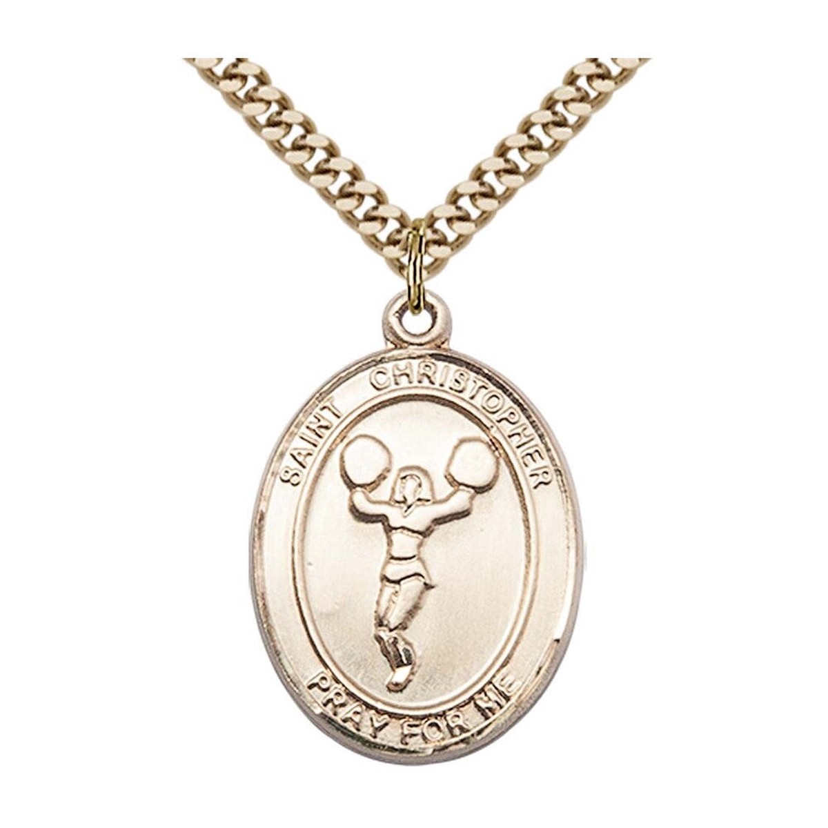 Saint Christopher Cheerleading Medal