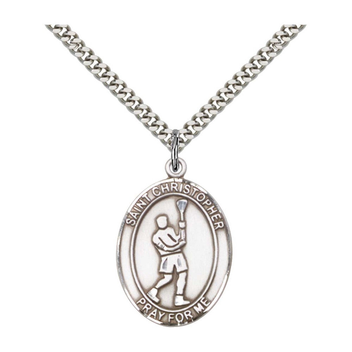 Saint Christopher Lacrosse Medal