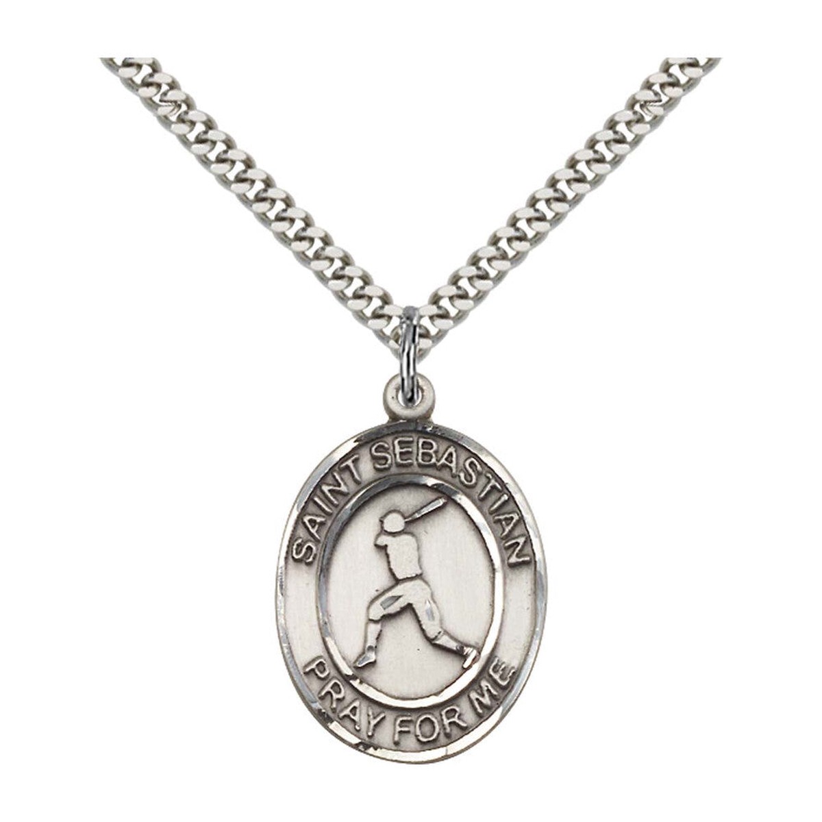 Saint Sebastian Baseball Medal