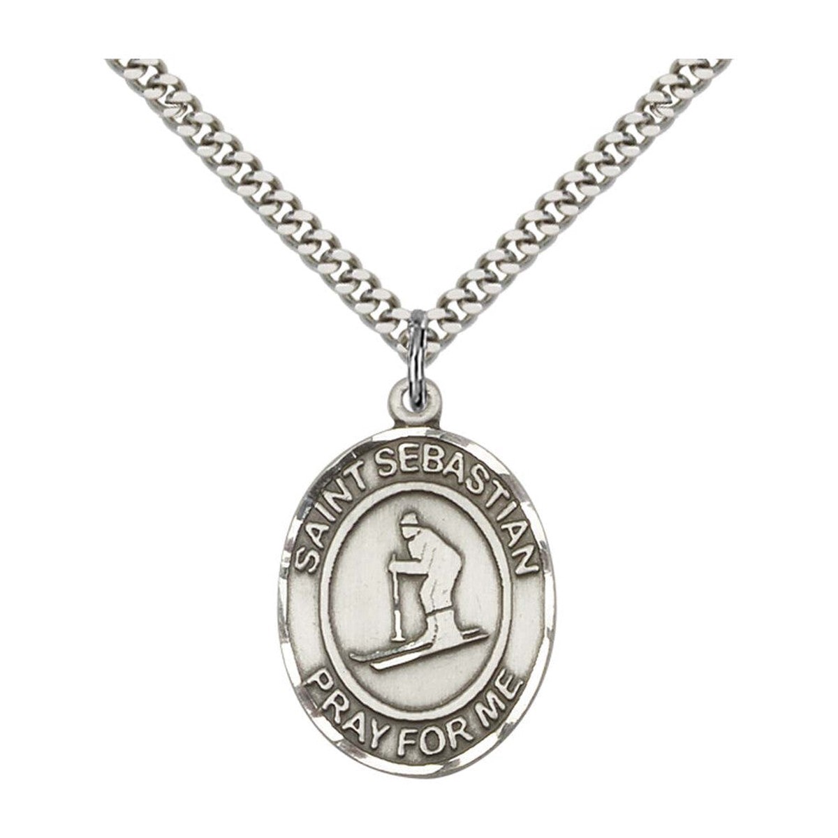 Saint Sebastian Skiing Medal