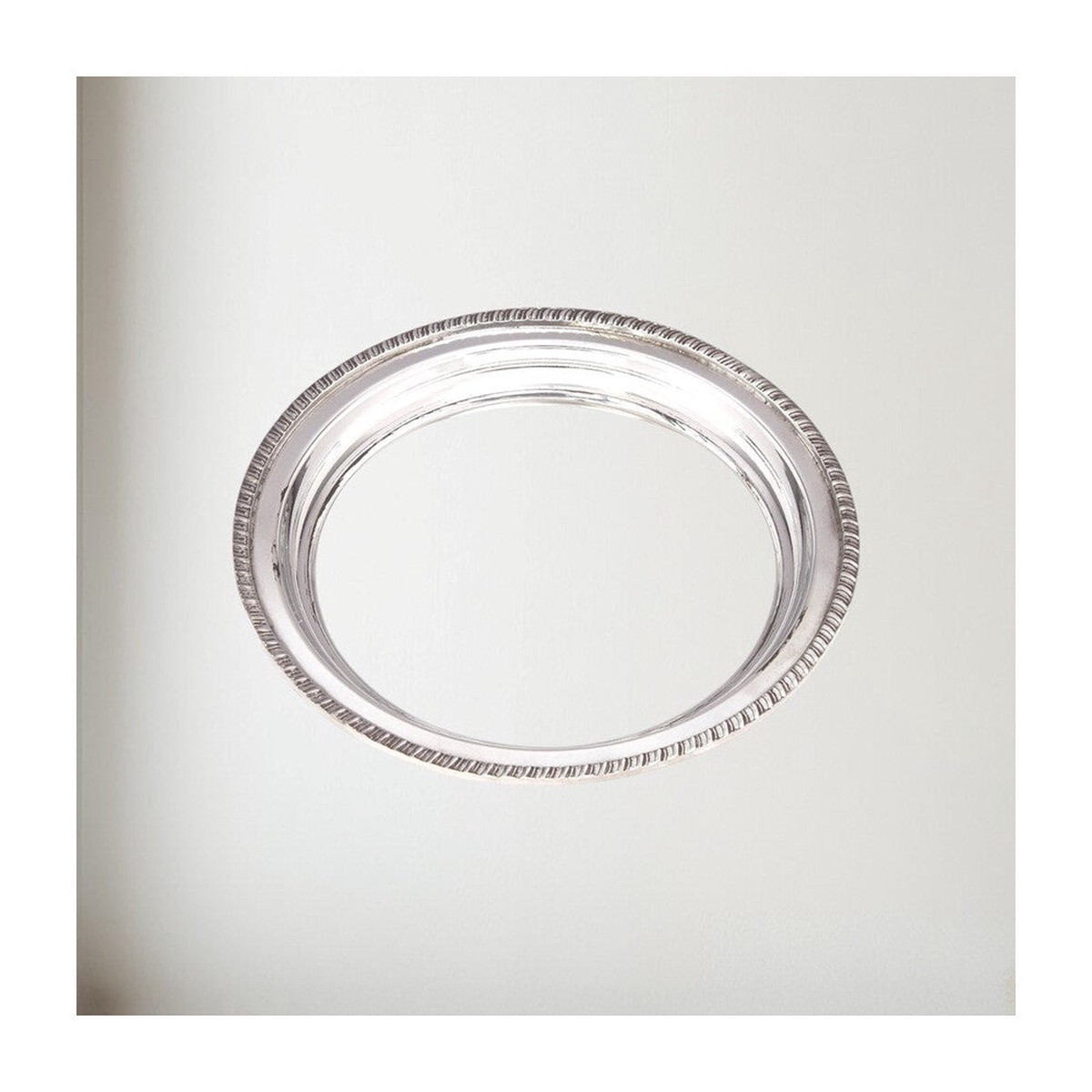 Small Gadroon Rim Pewter Tray