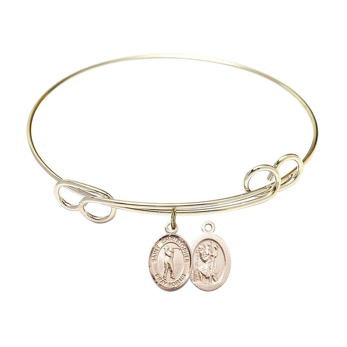 9152 - Saint Christopher/Golf Bangle Available in 8 Styles