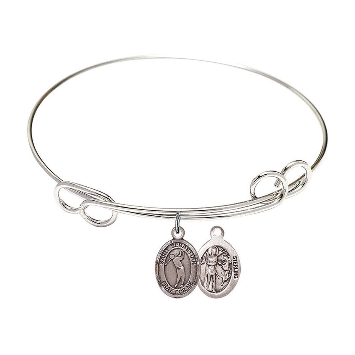 9162 - Saint Sebastian/Golf Bangle Available in 8 Styles