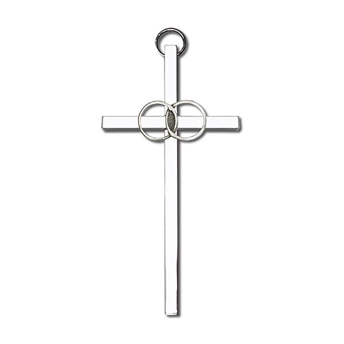 Wedding Cross Wall Cross - Metal, 4-Inch