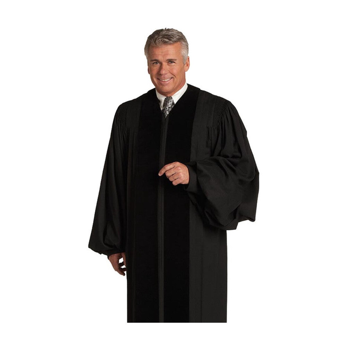 Black John Wesley Pulpit Robe