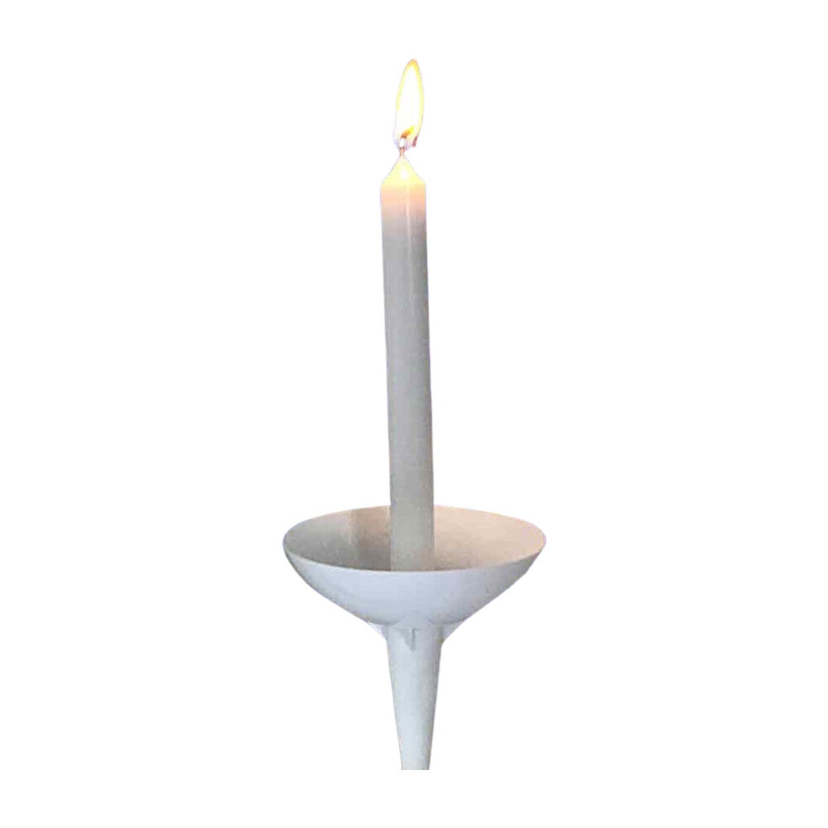 White Plastic Handle Drip Shields/Protectors