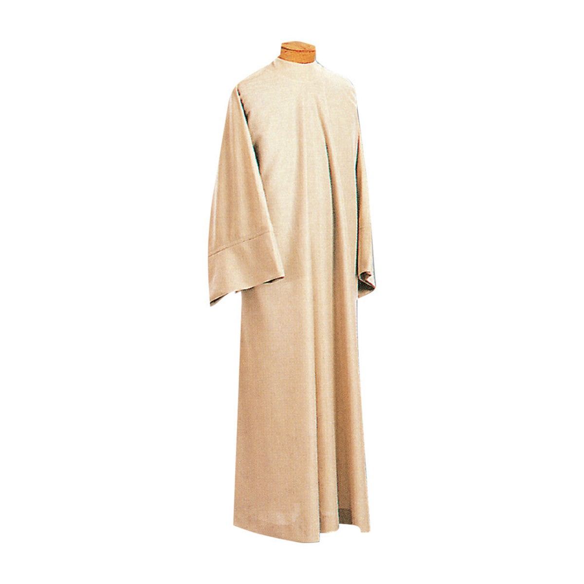 White Non-Iron Alb Polyester Blend 60" Back Length