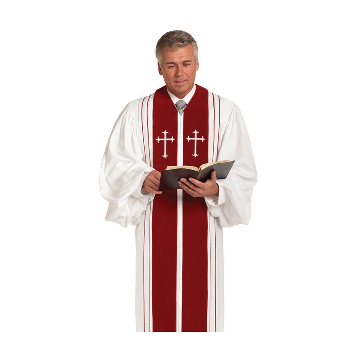 White Bishop Pulpit Robe