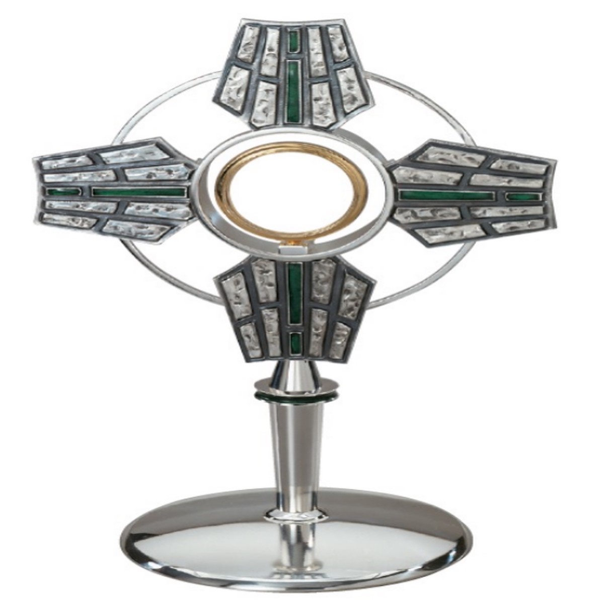 Molina - Green Enamel Monstrance | 7280