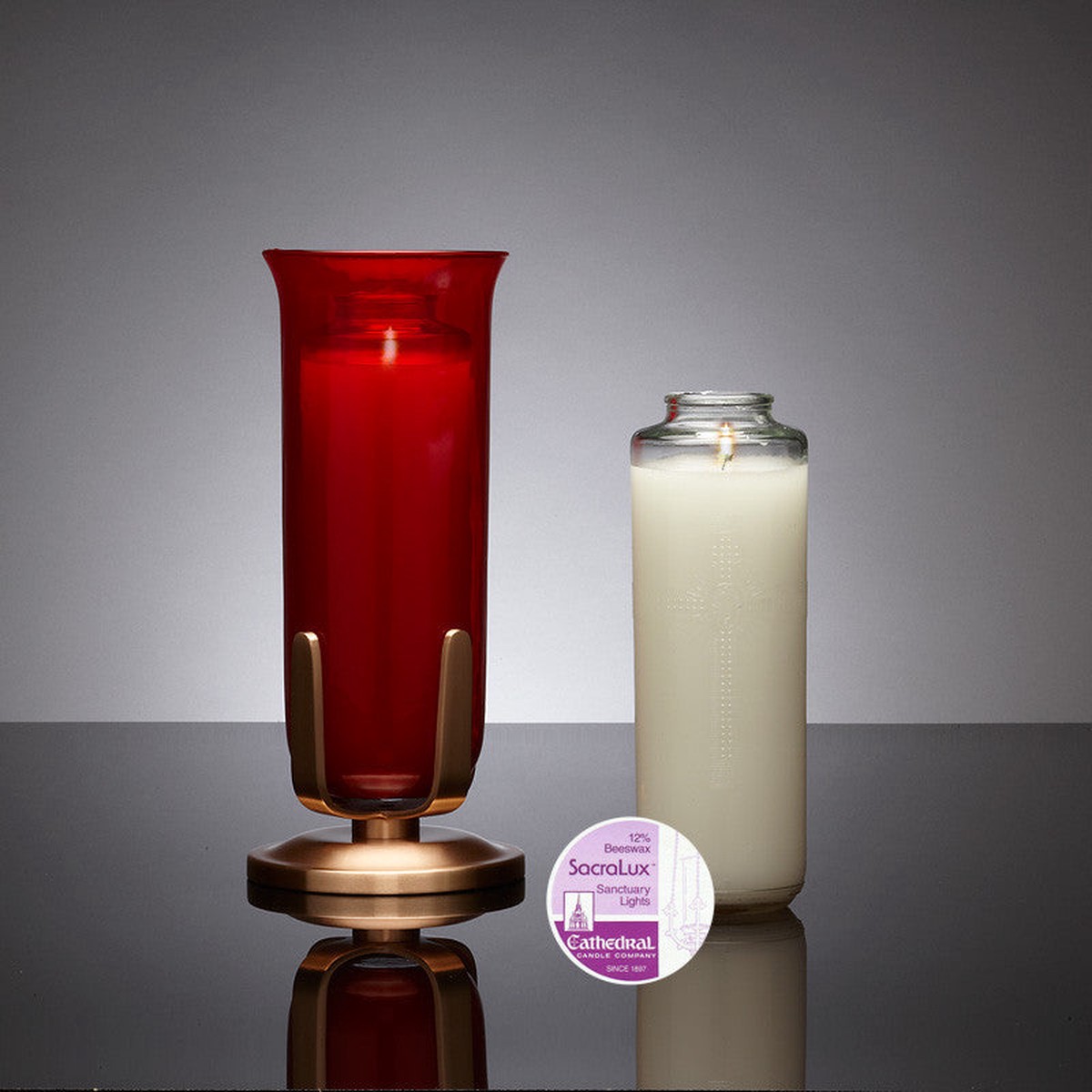 SacraLux 8 Day Religious Candles for Churches