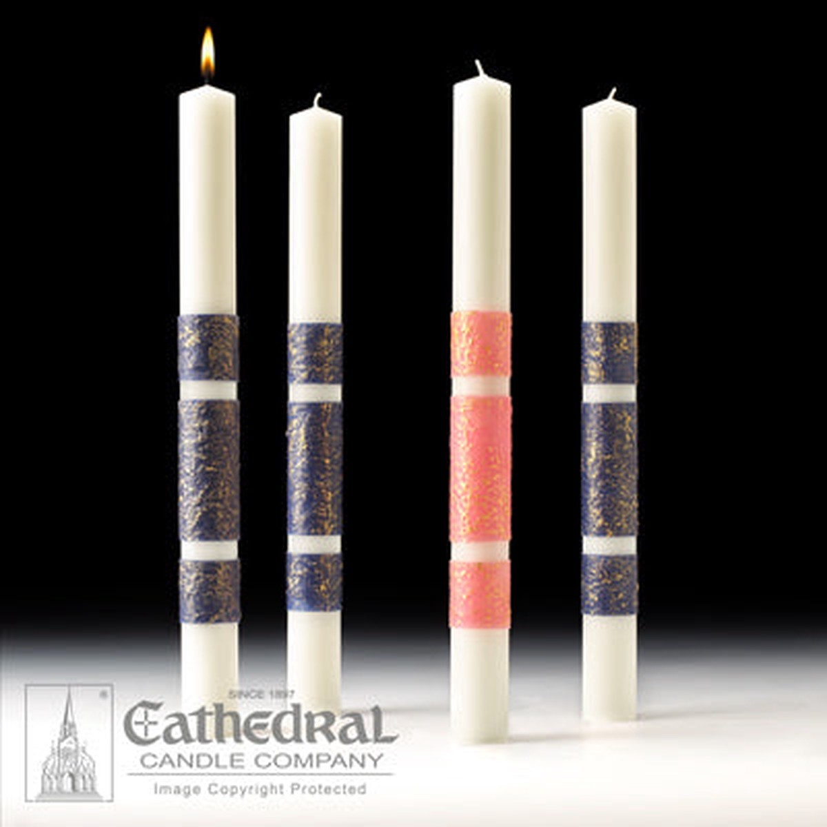 Artisan Wax Advent Candles
