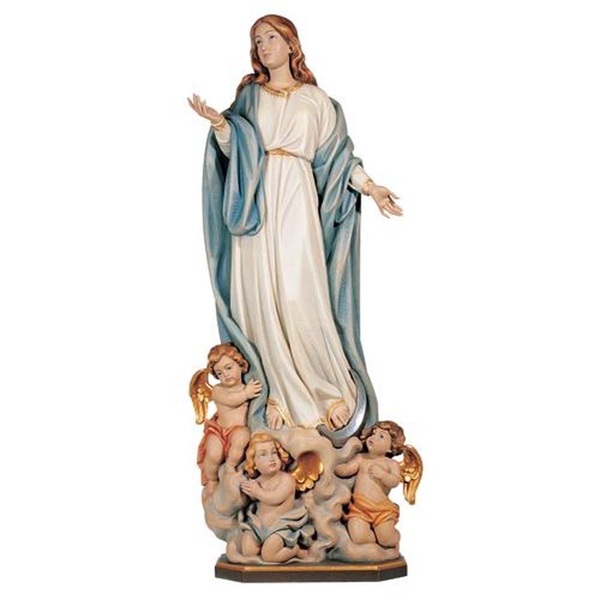 Assumption by Murillo Demetz Statue