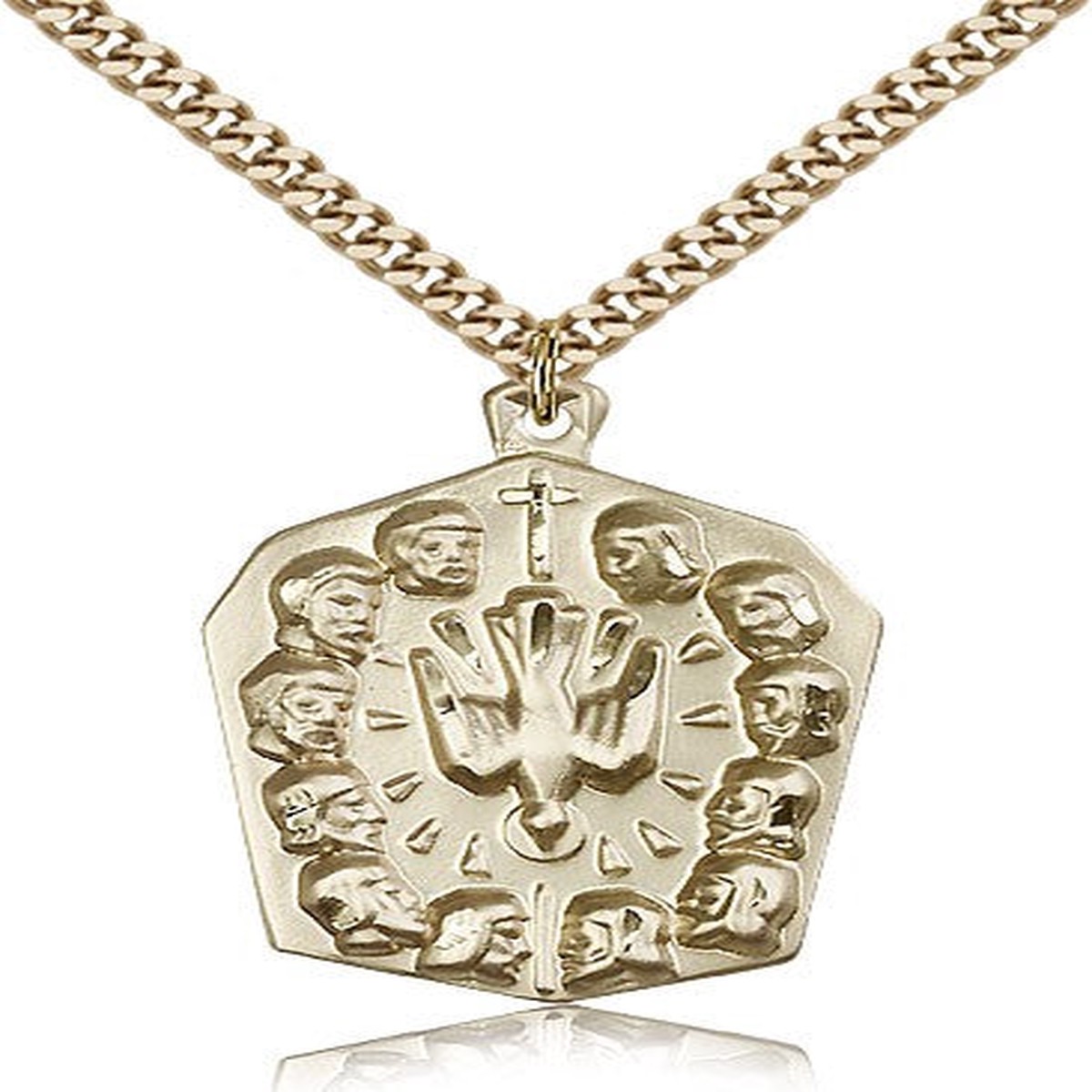 Apostles Medal, Gold Filled