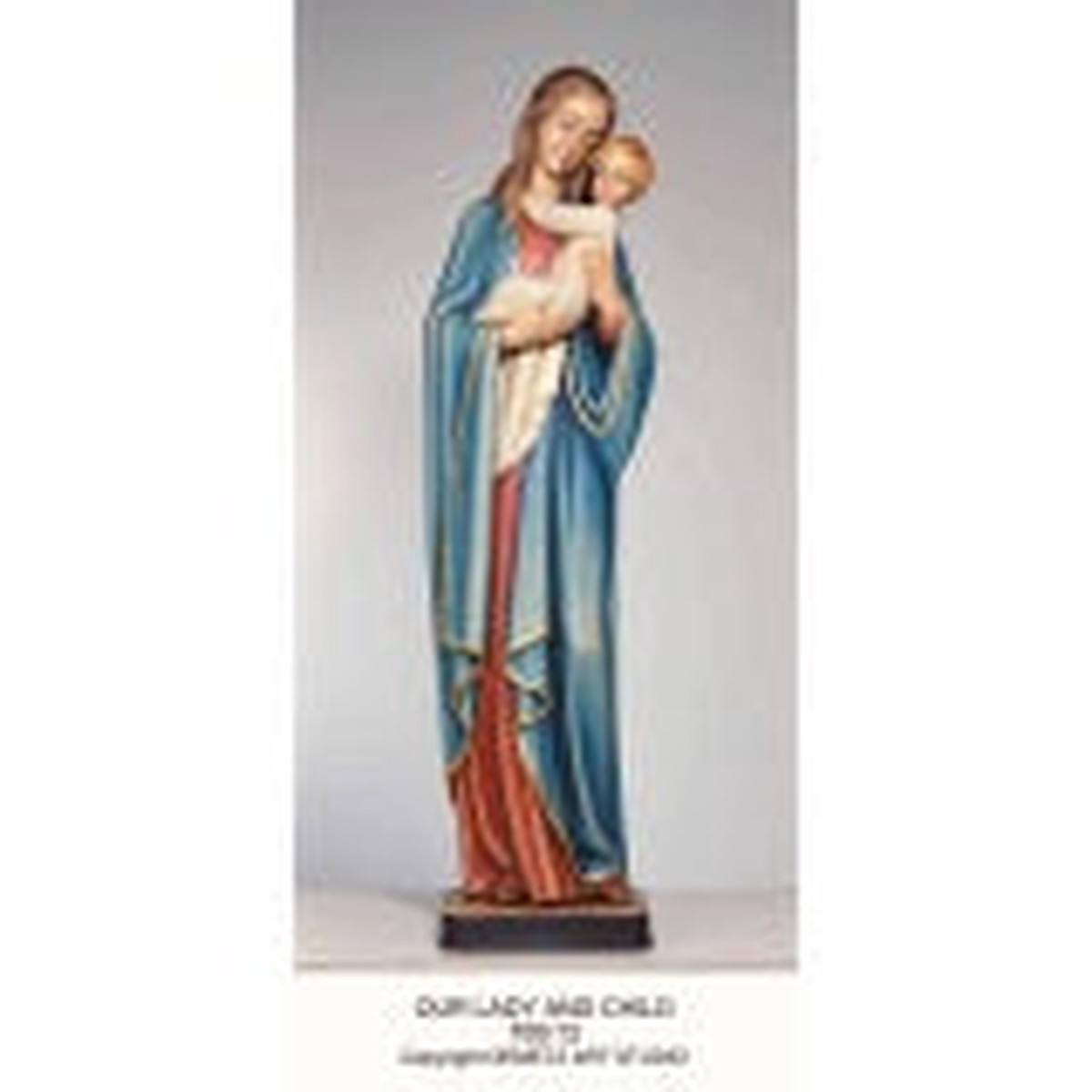 Our Lady and Child Statue - Full Round