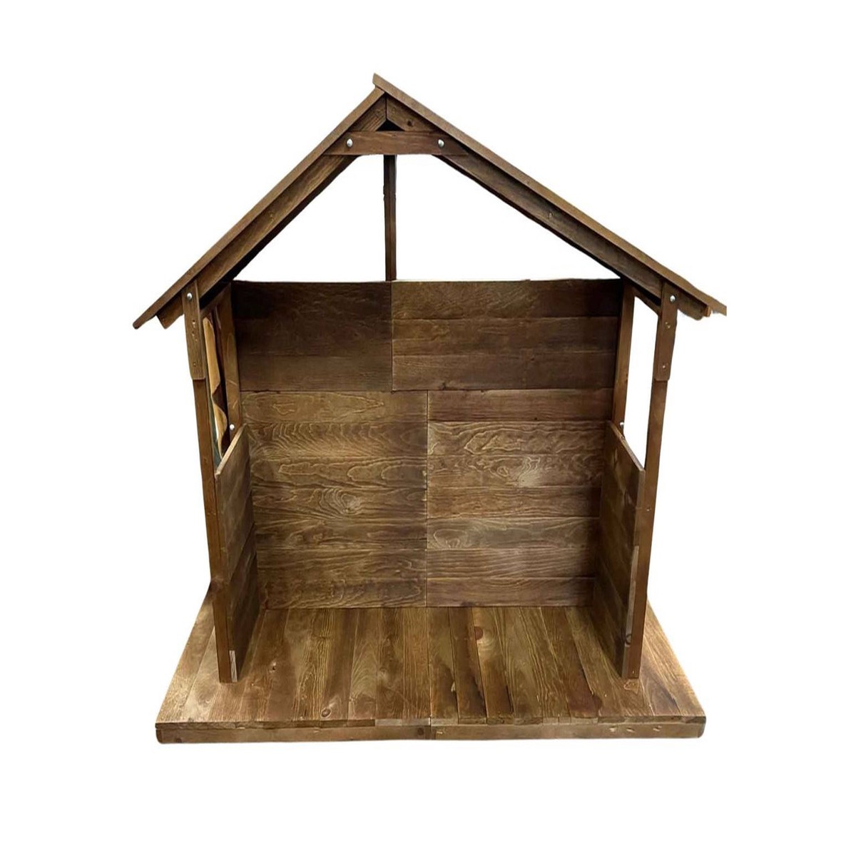Outdoor Wood Nativity Stable - 55"
