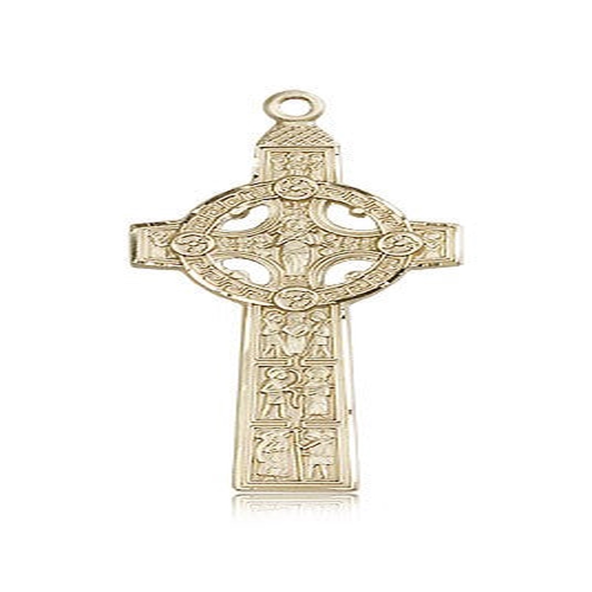 Scriptures Cross Pendant, 14 Karat Gold