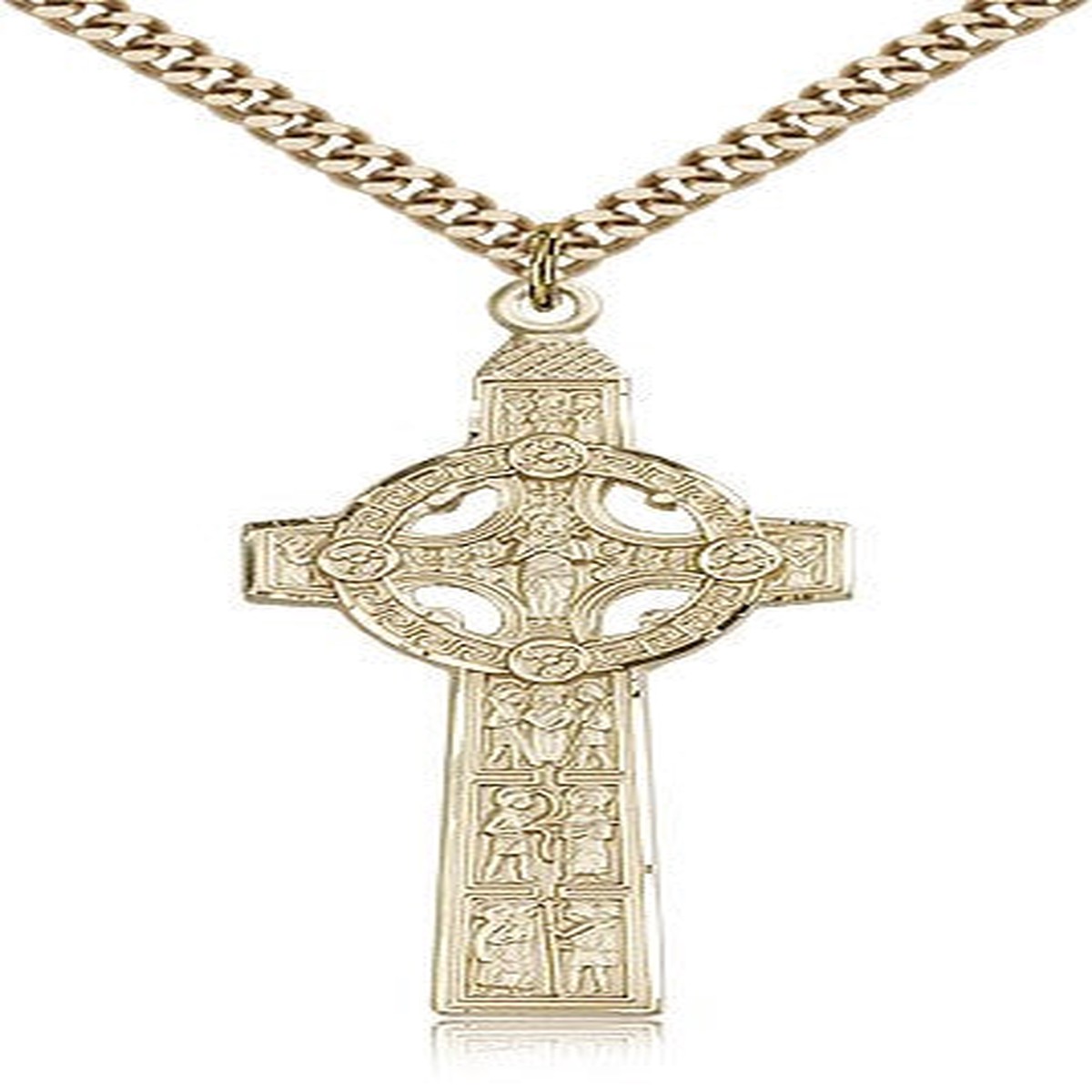 Scriptures Cross Pendant, Gold Filled