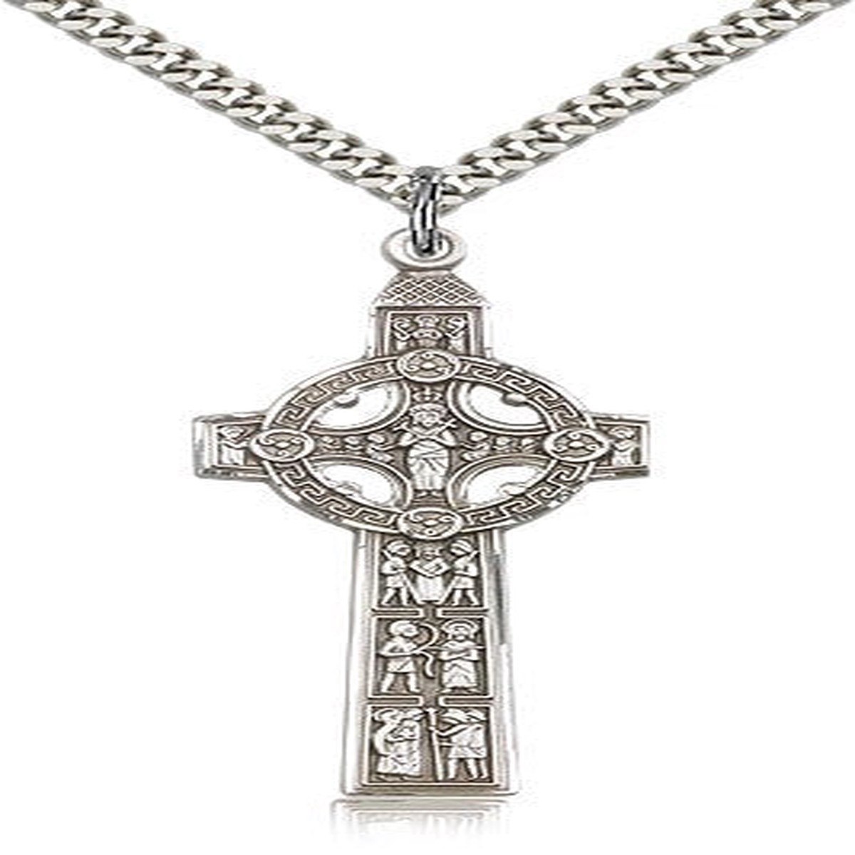 Scriptures Cross Pendant, Sterling Silver