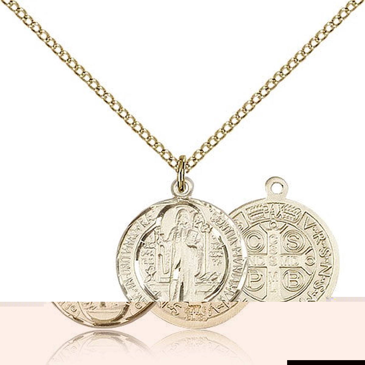 St. Benedict Medal, Gold Filled