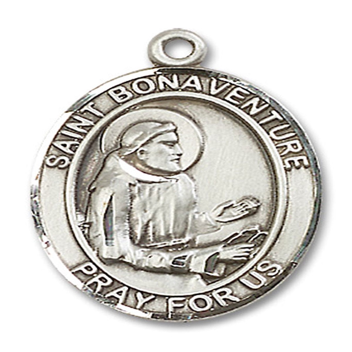 St. Bonaventure Medal, Sterling Silver, Large
