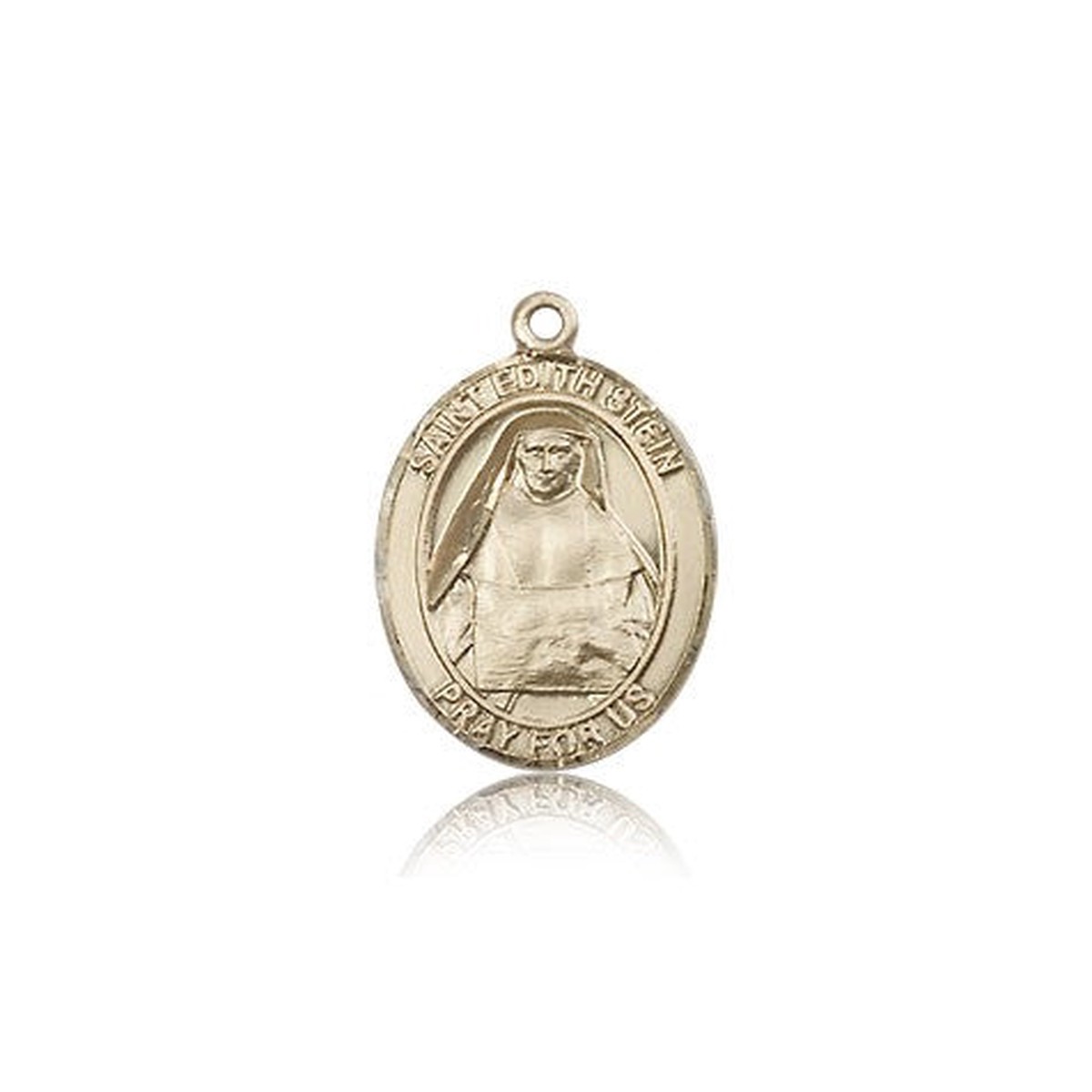 St. Edith Stein Medal, 14 Karat Gold, Medium