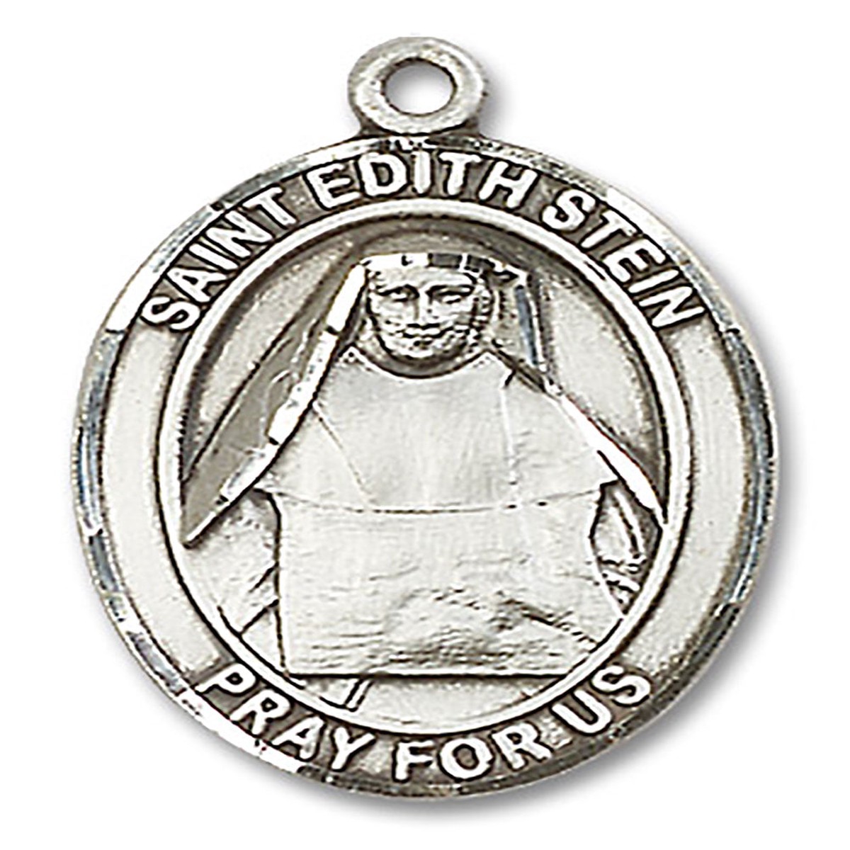 St. Edith Stein Medal, Sterling Silver, Large
