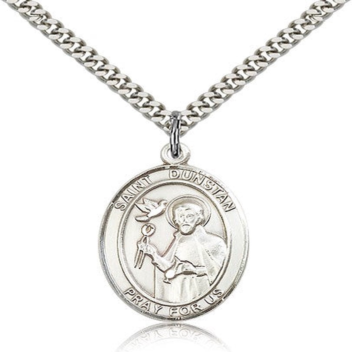 St. Dunstan Medal, Sterling Silver, Large