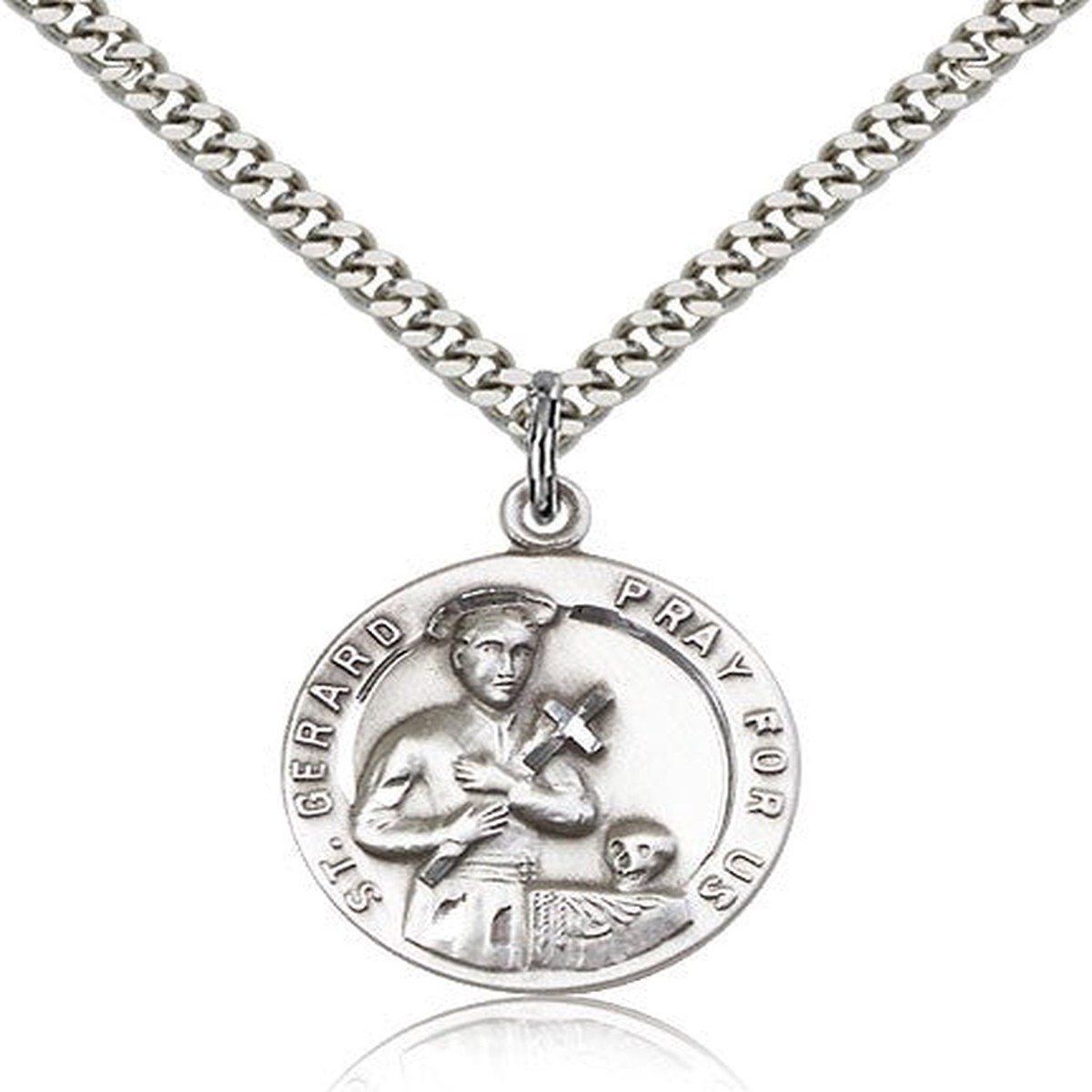 St. Gerard Medal, Sterling Silver