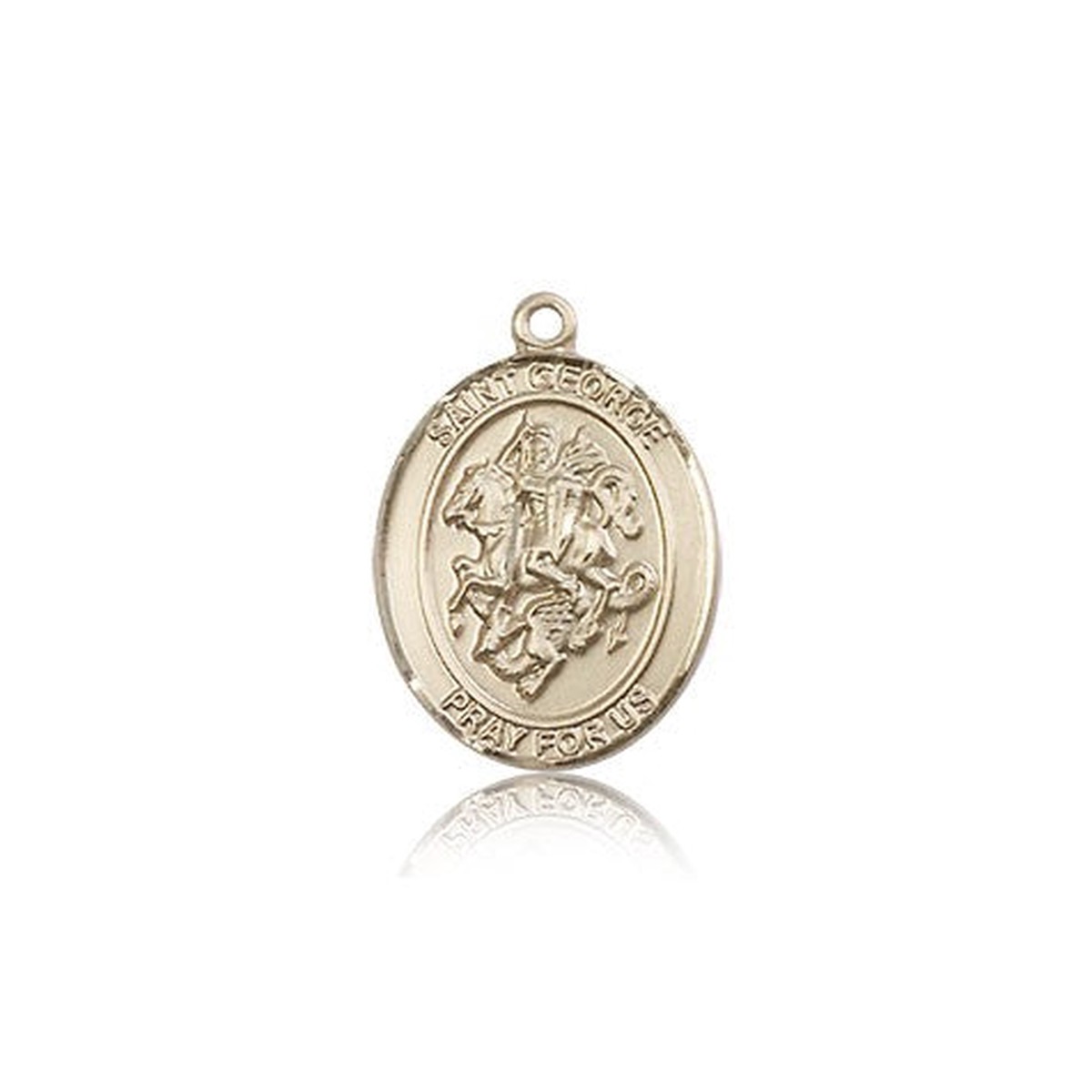 St. George Medal, 14 Karat Gold, Medium