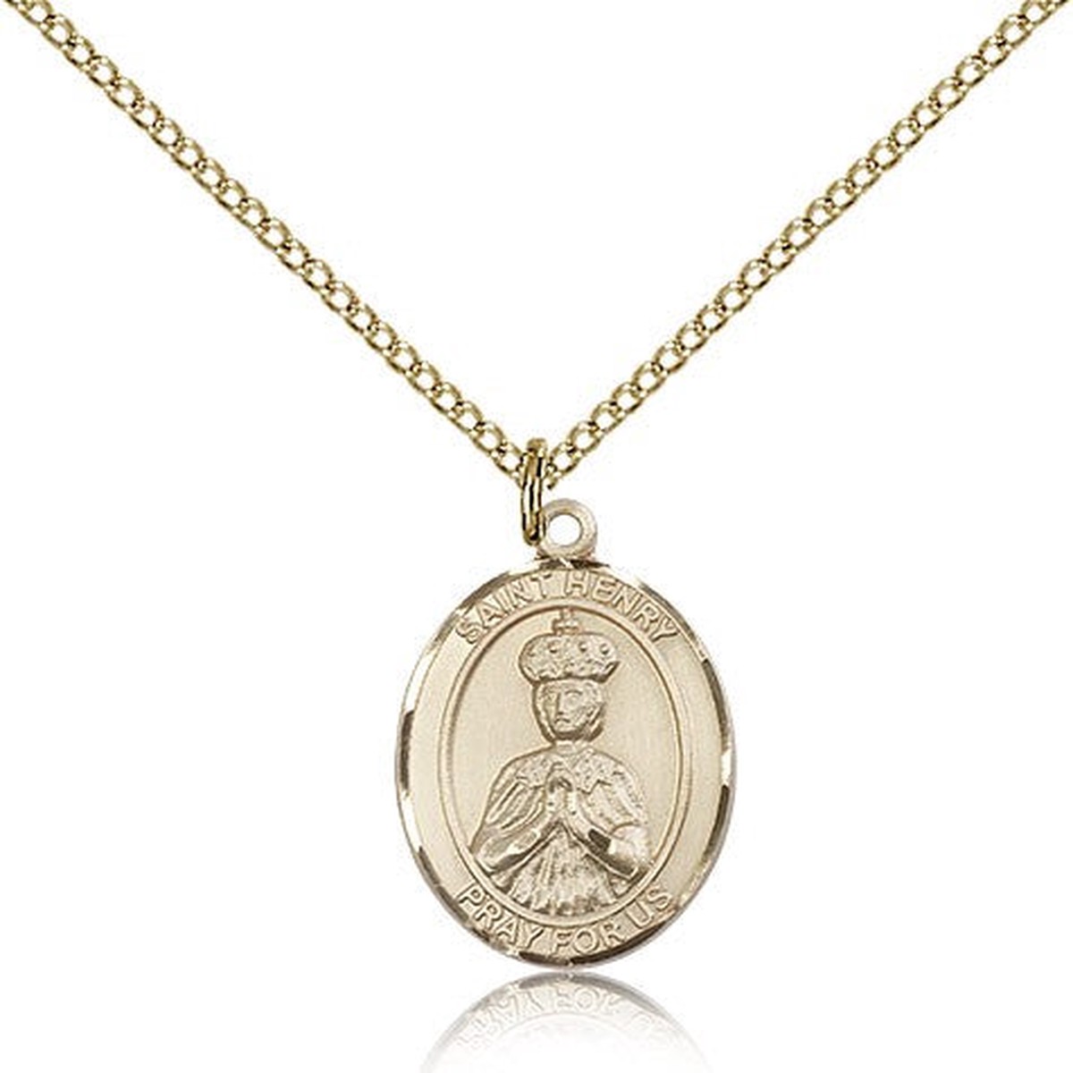 St. Henry II Medal, Gold Filled, Medium