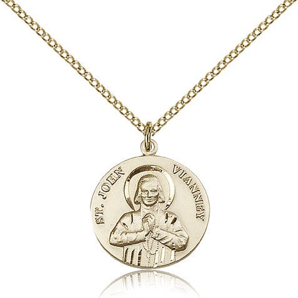 St. John Vianney Medal, Gold Filled