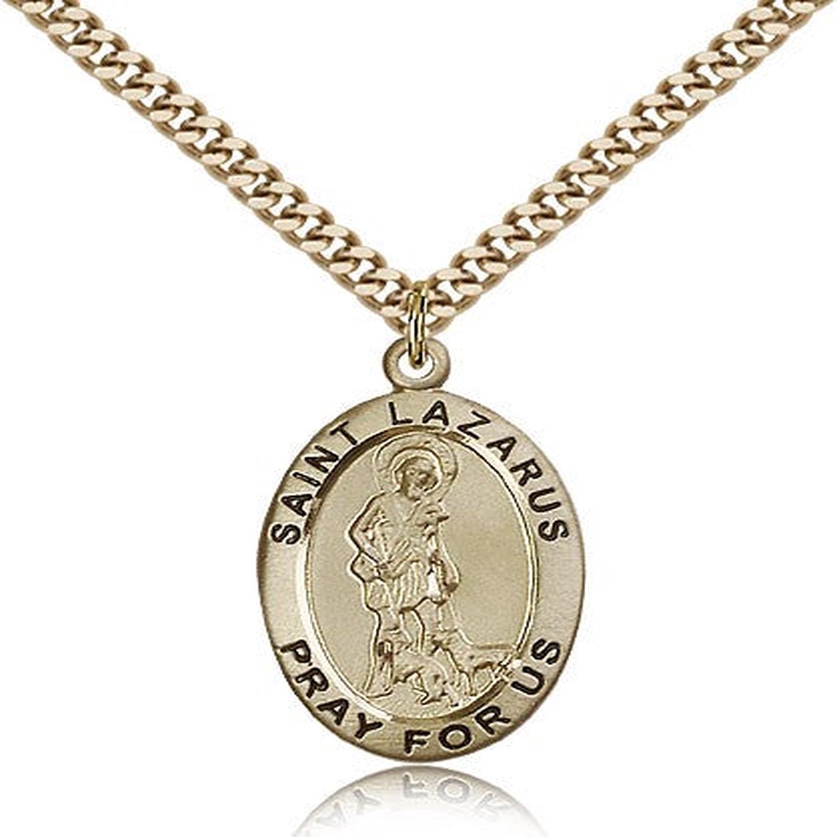 St. Lazarus Medal, Gold Filled